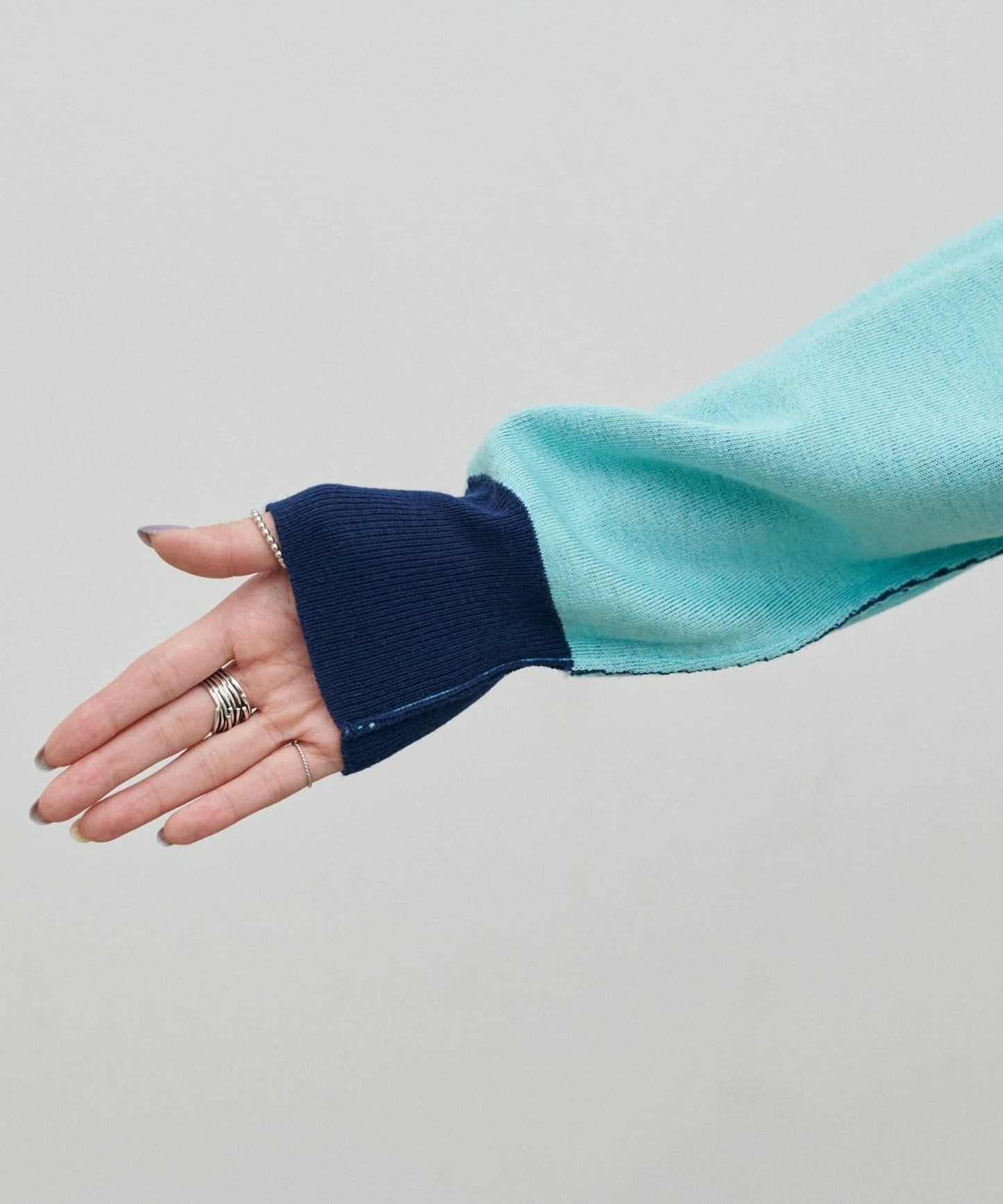 雙面接結 可雙面穿 針織套頭衫