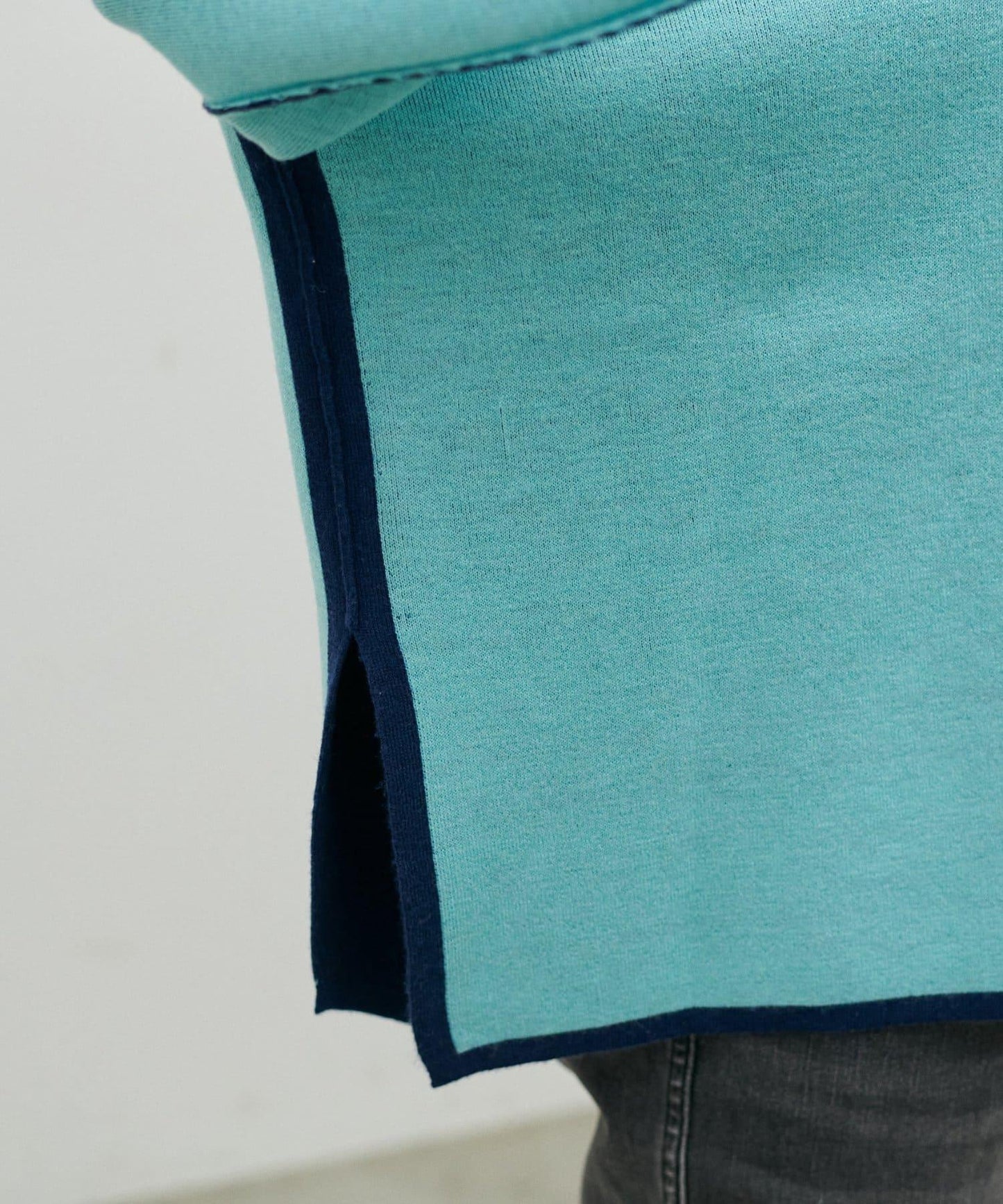 雙面接結 可雙面穿 針織套頭衫