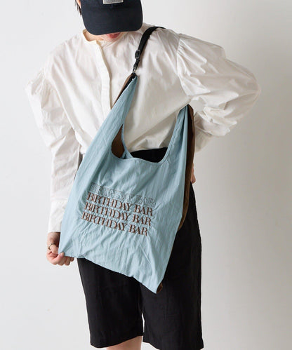 BBロゴ刺繡 肩帶設計 環保袋