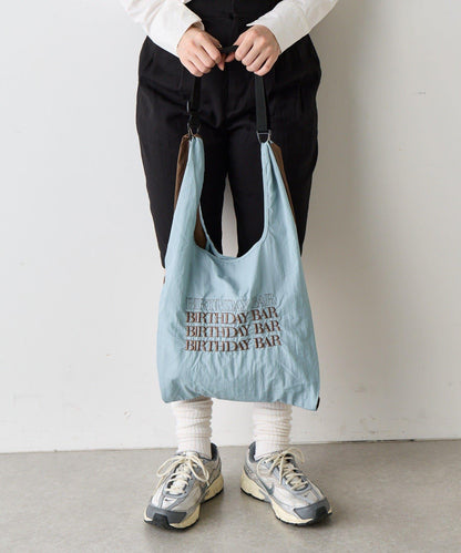 BBロゴ刺繡 肩帶設計 環保袋