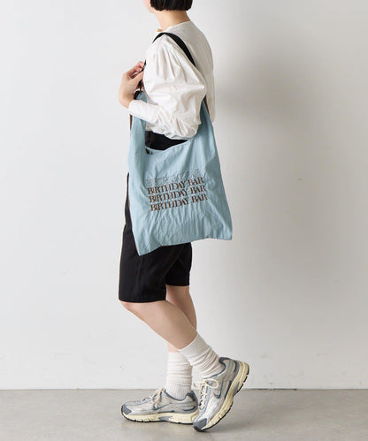 BBロゴ刺繡 肩帶設計 環保袋