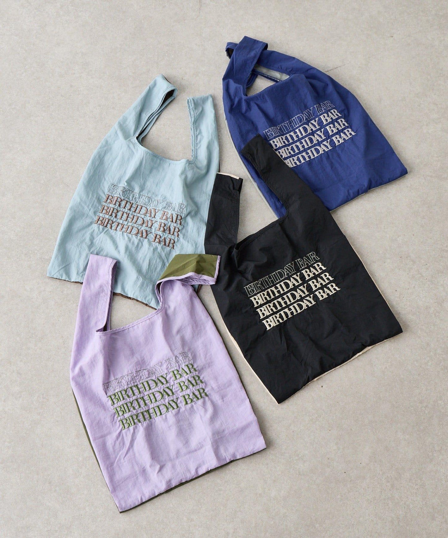 BBロゴ刺繡 肩帶設計 環保袋