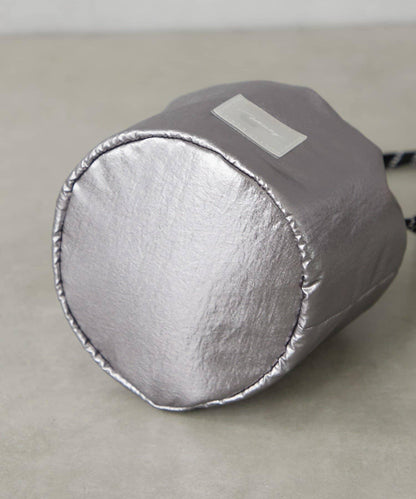 金屬感迷你束口包