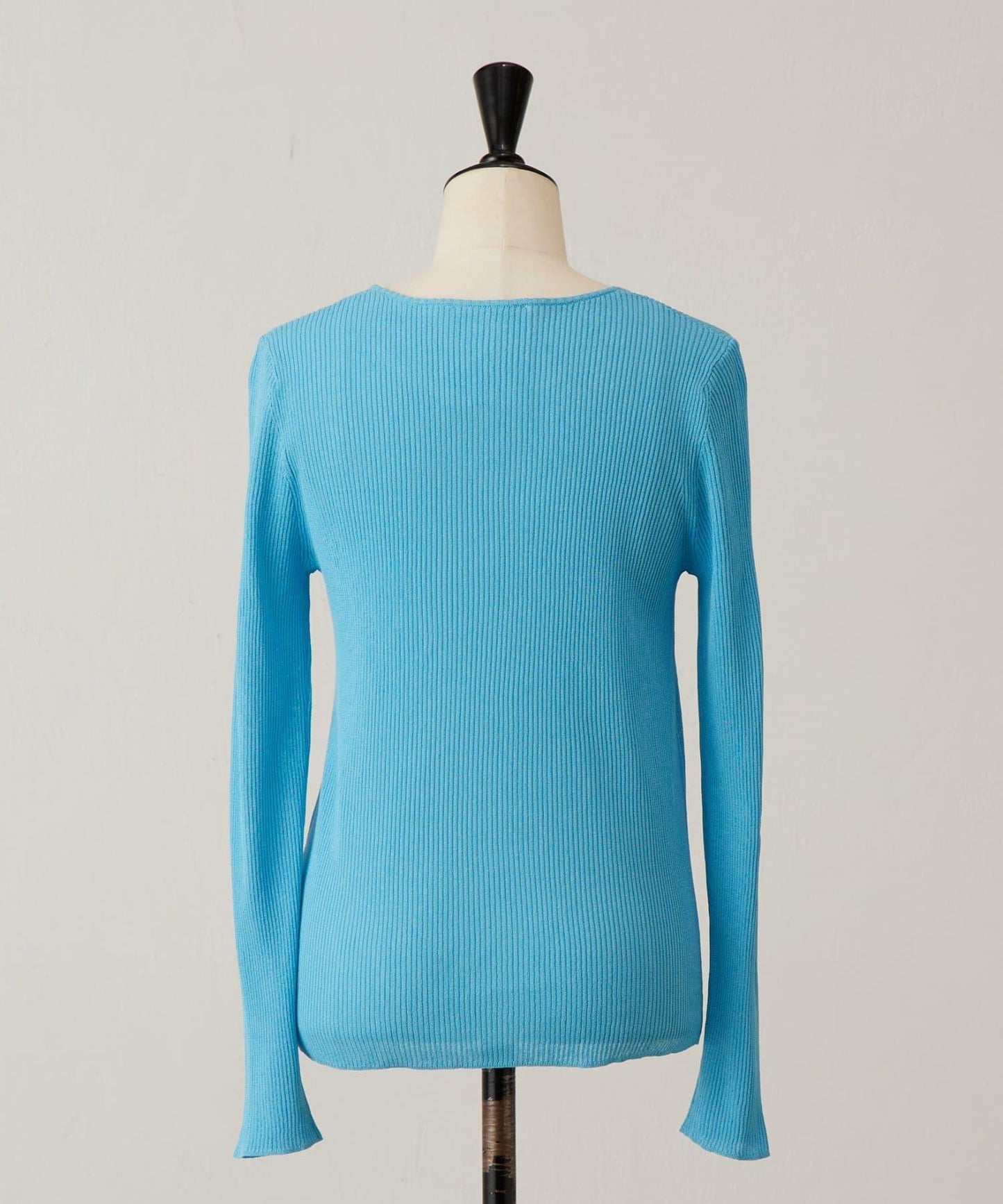 清爽質感羅紋針織上衣