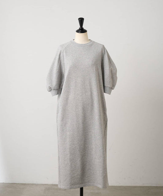 燈籠袖 毛圈 連衣裙