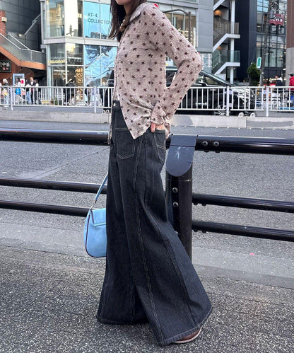 凹凸紋V領開襟襯衫