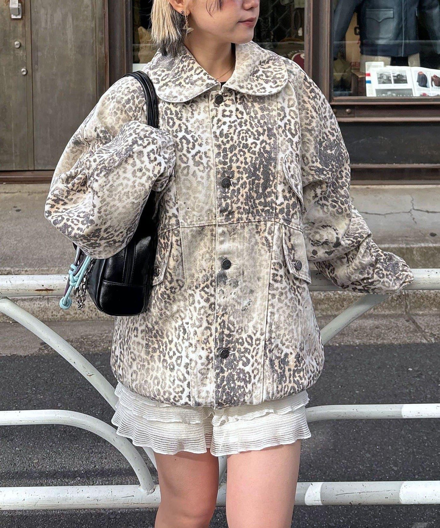 ANTI WARP 復古細節短外套