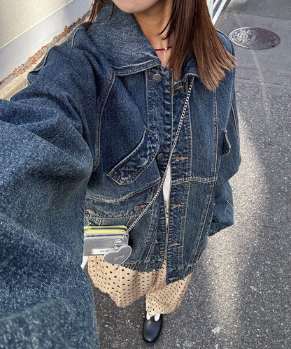 ANTI WARP 復古細節短外套