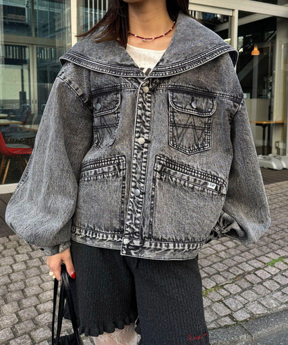 ANTI WARP / アンチワープ 水手領牛仔夾克