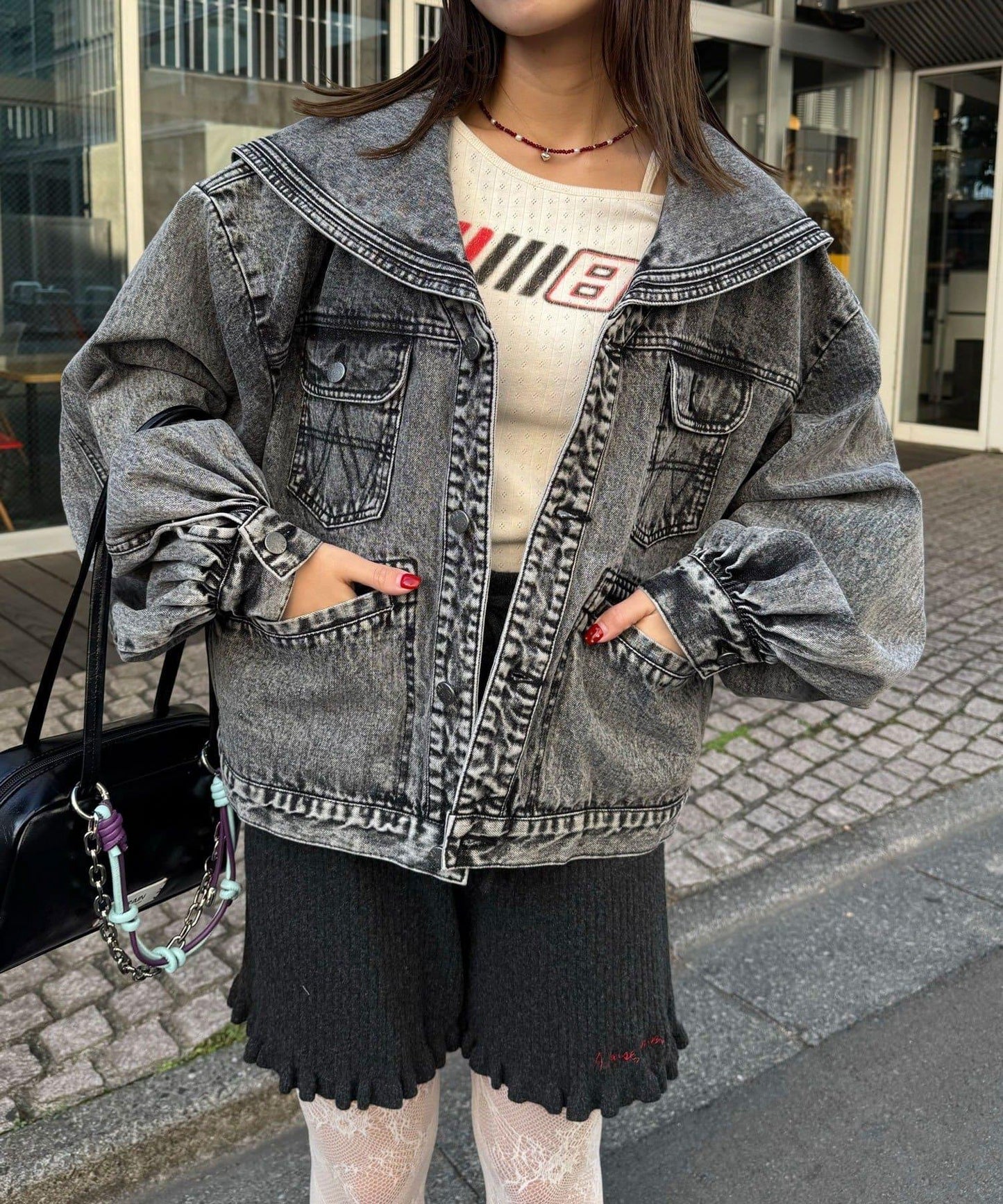 ANTI WARP / アンチワープ 水手領牛仔夾克