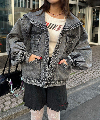 ANTI WARP / アンチワープ 水手領牛仔夾克