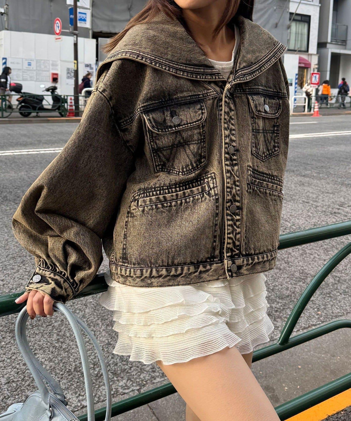 ANTI WARP / アンチワープ 水手領牛仔夾克