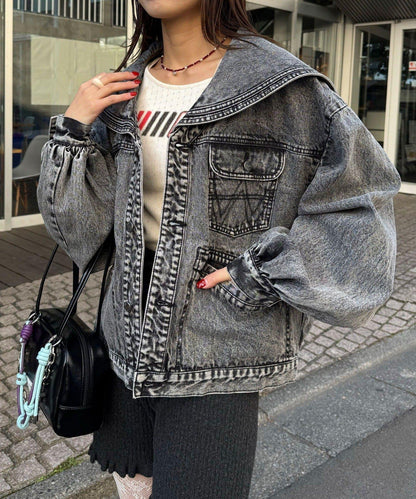 ANTI WARP / アンチワープ 水手領牛仔夾克