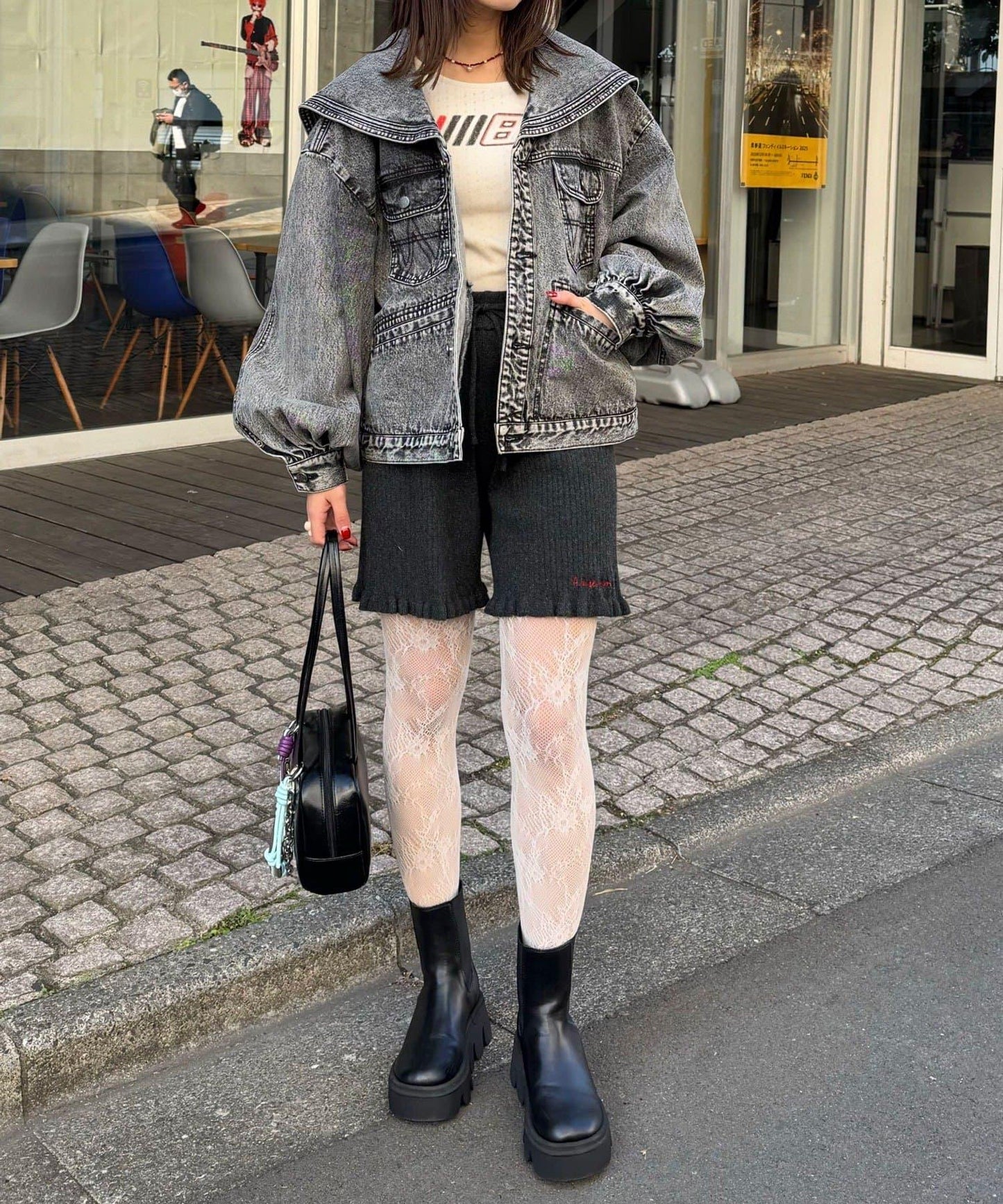 ANTI WARP / アンチワープ 水手領牛仔夾克