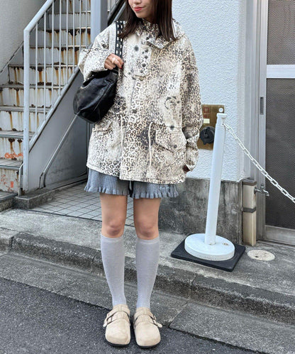 ANTI WARP 牛仔罩衫連帽夾克