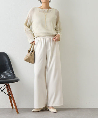 網紗亮片針織上衣