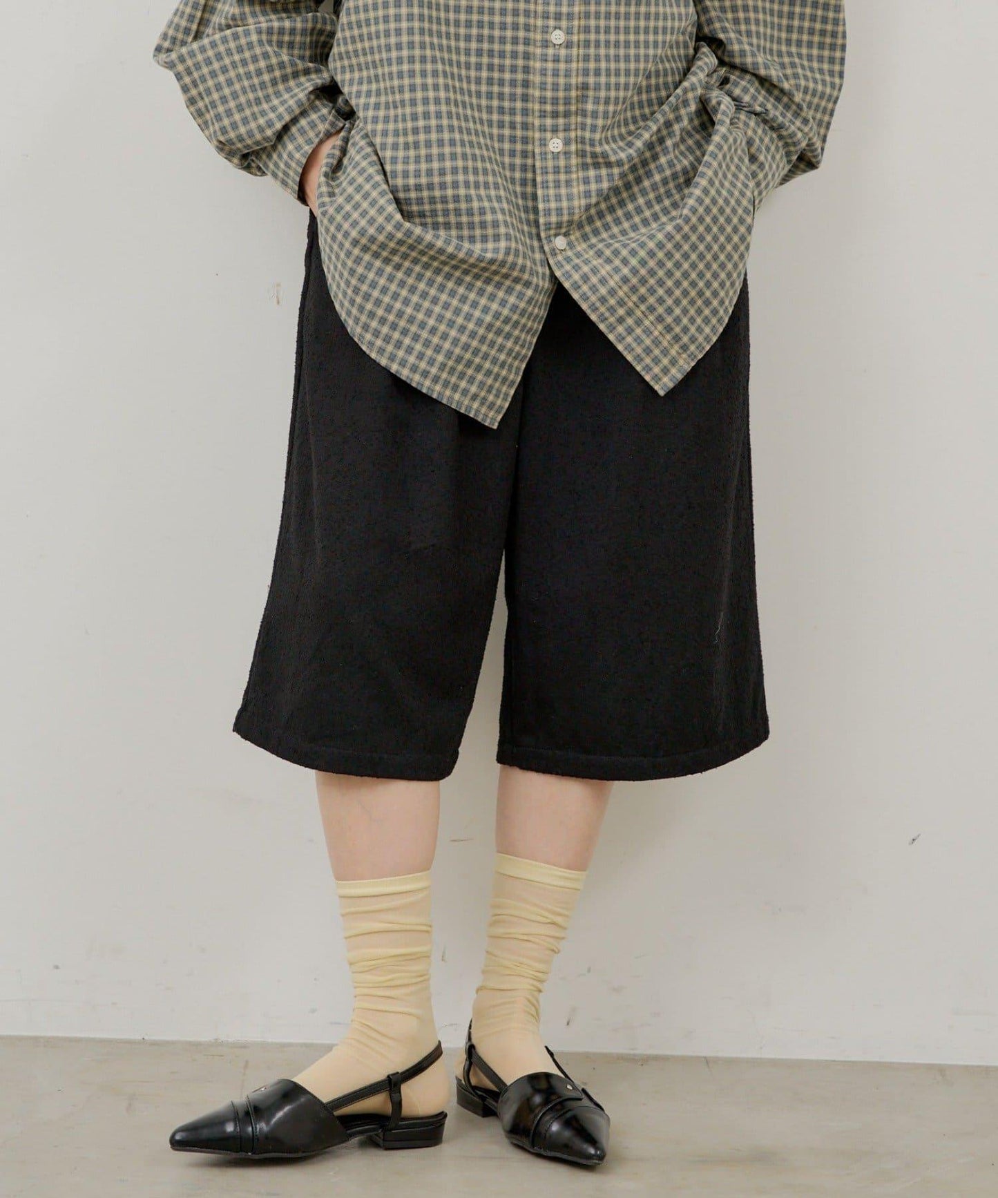 WHIMSIC 滾邊設計 家居短褲