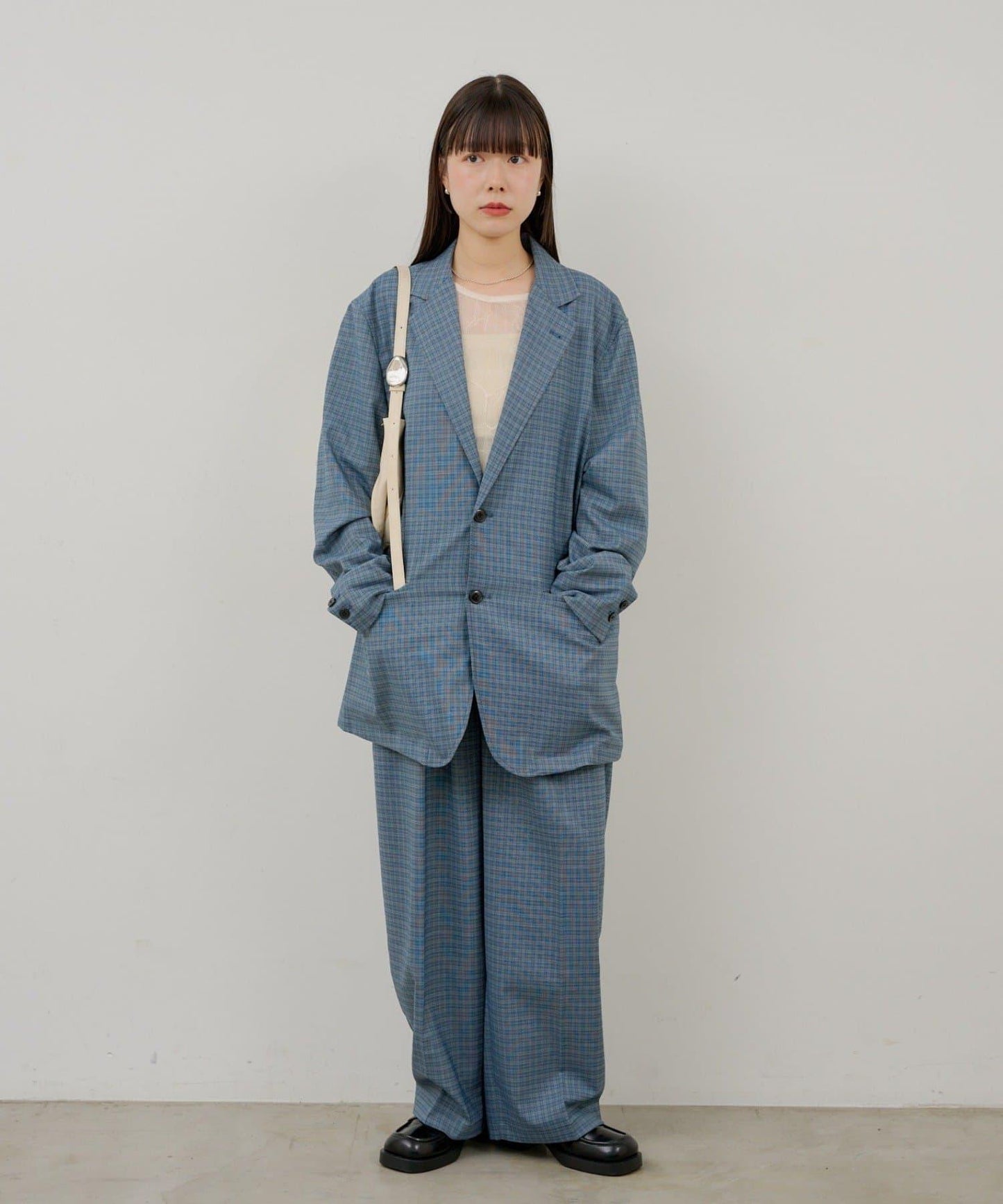 WHIMSIC 褶襉設計 休閒長褲