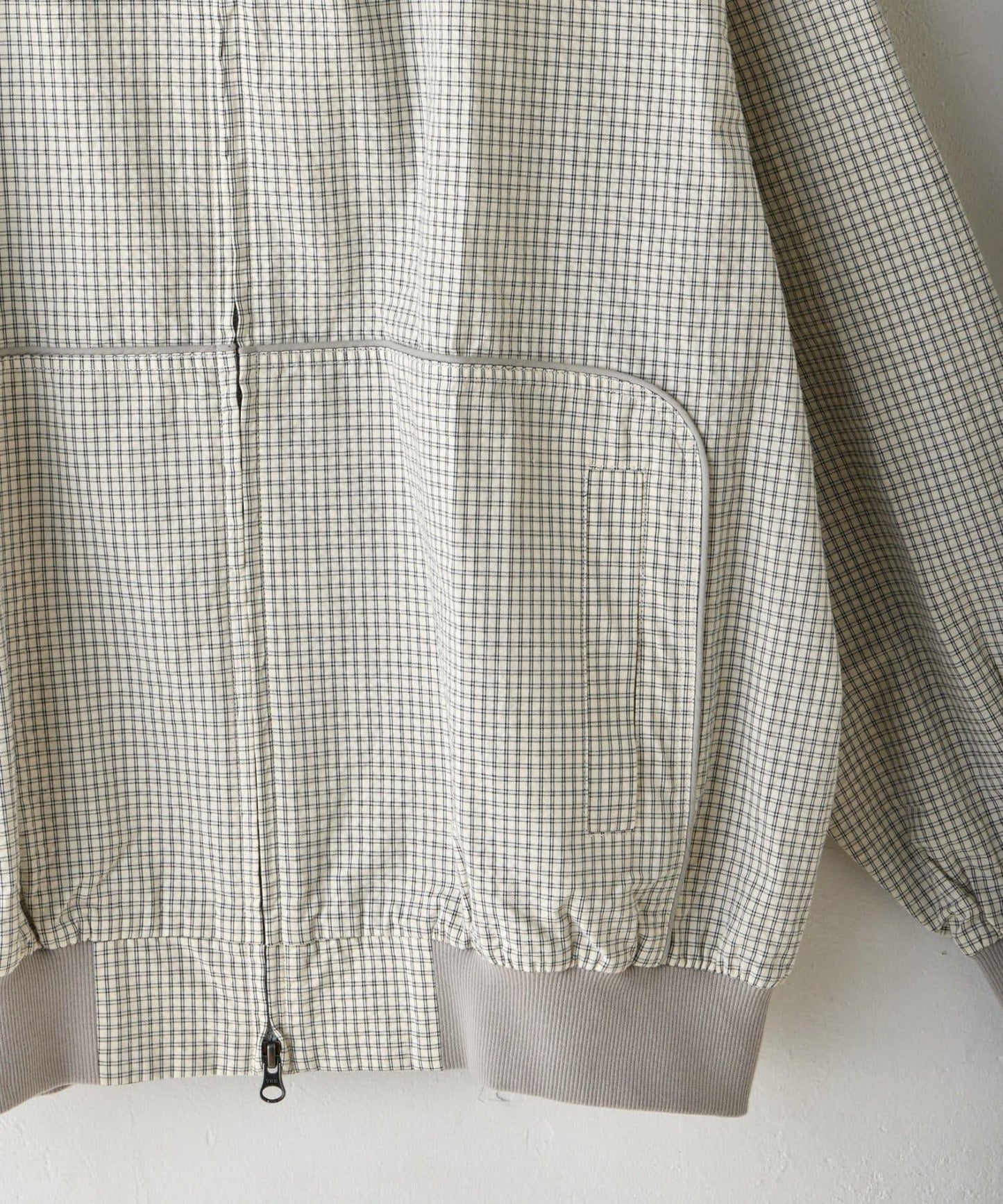 WHIMSIC 格紋拉鍊連帽襯衫