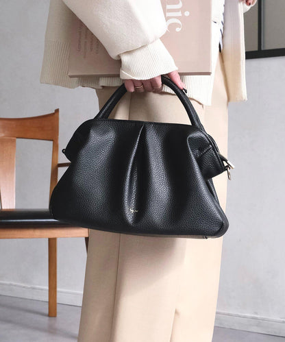 褶皺設計迷你波士頓包