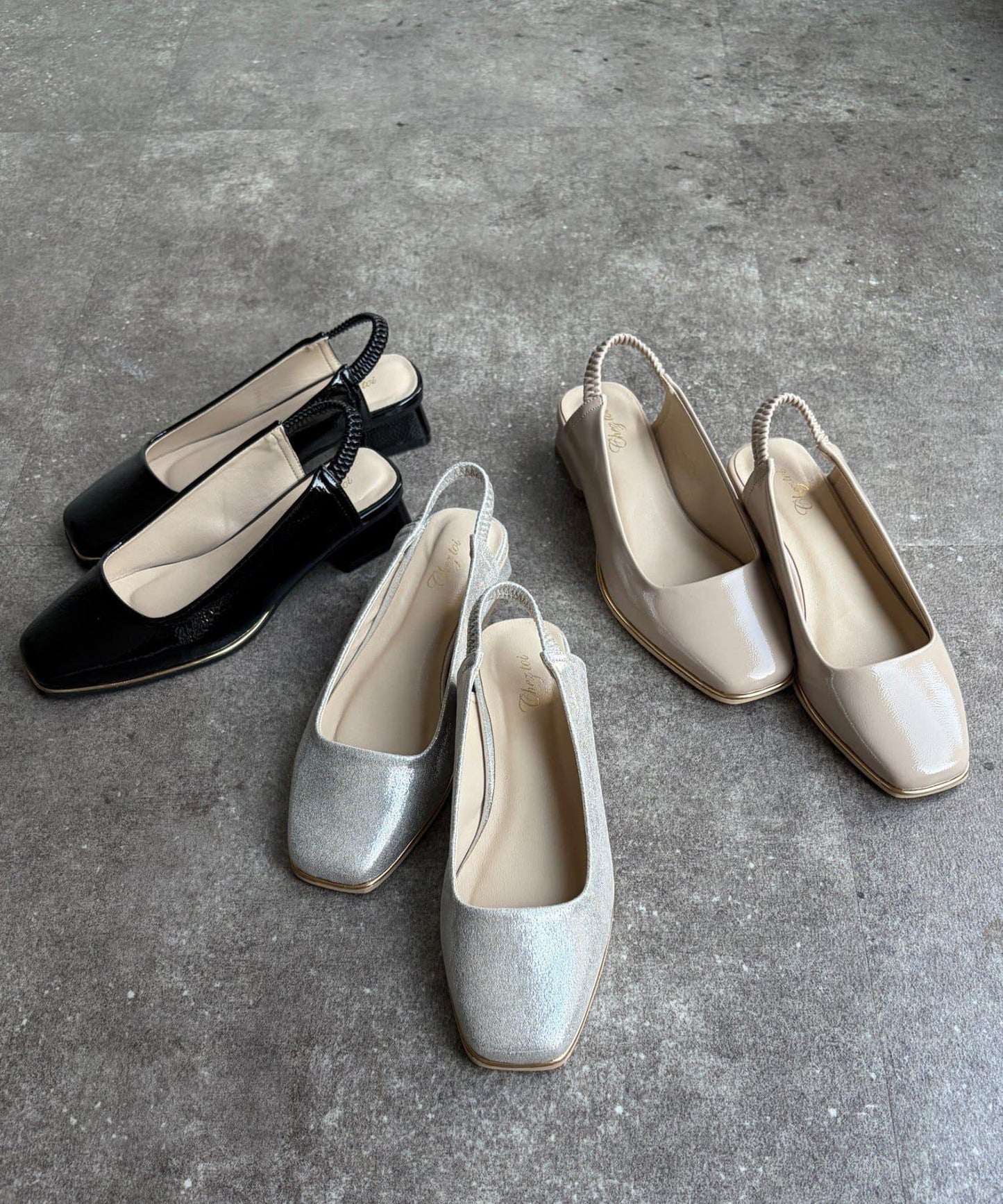 後鬆緊設計 淺口單鞋