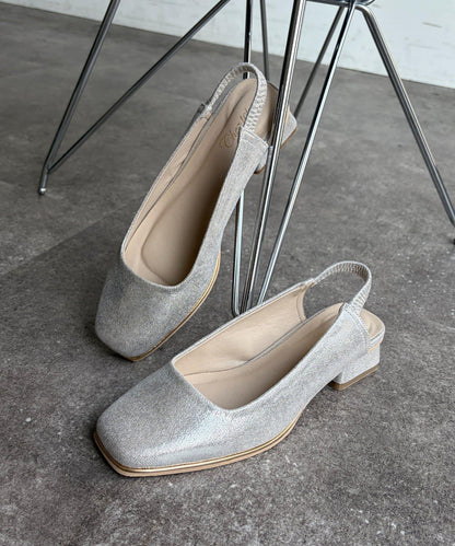 後鬆緊設計 淺口單鞋