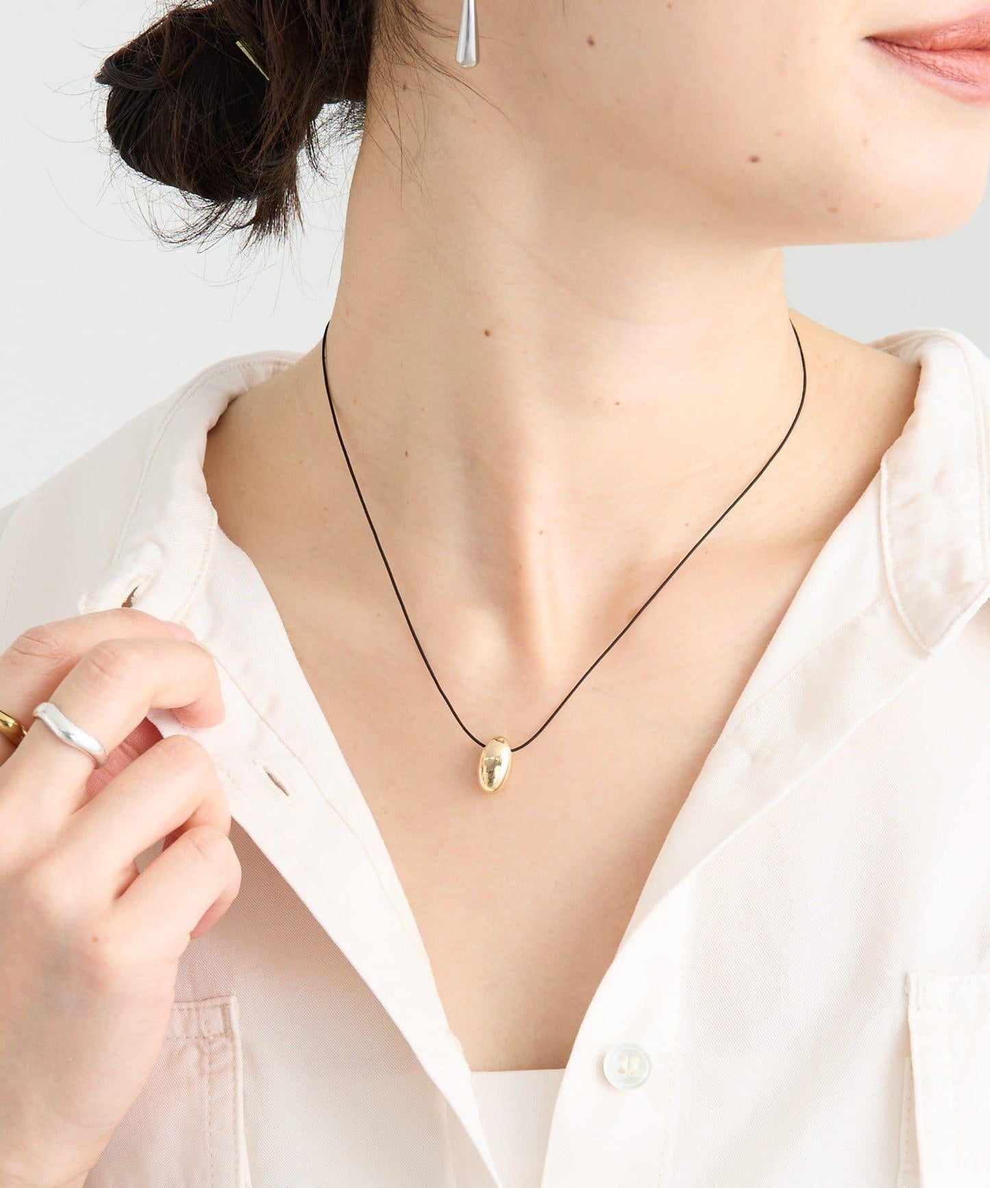 簡約風格球鏈項鍊