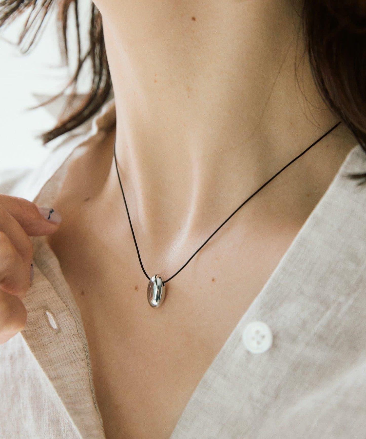 簡約風格球鏈項鍊