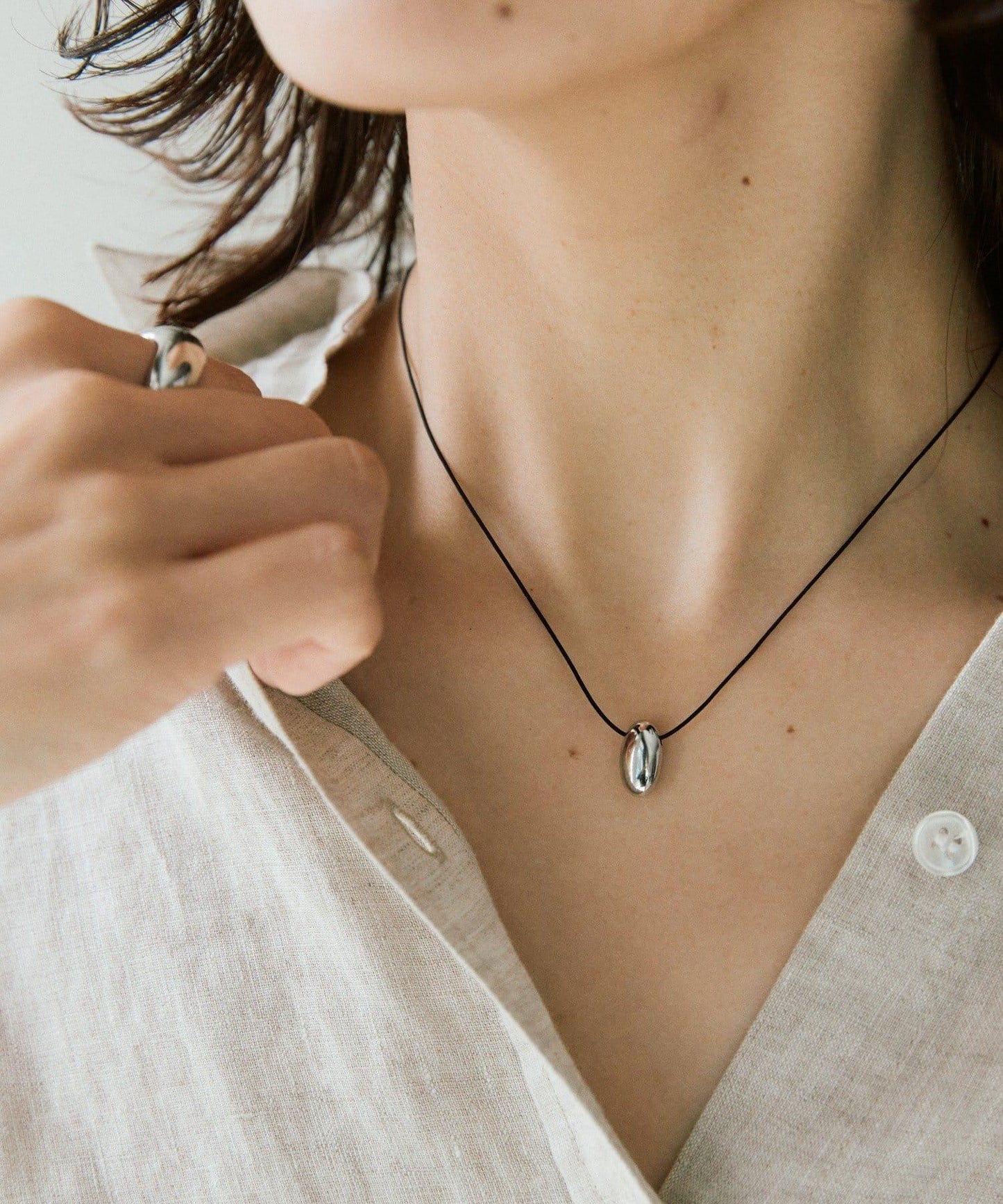 簡約風格球鏈項鍊