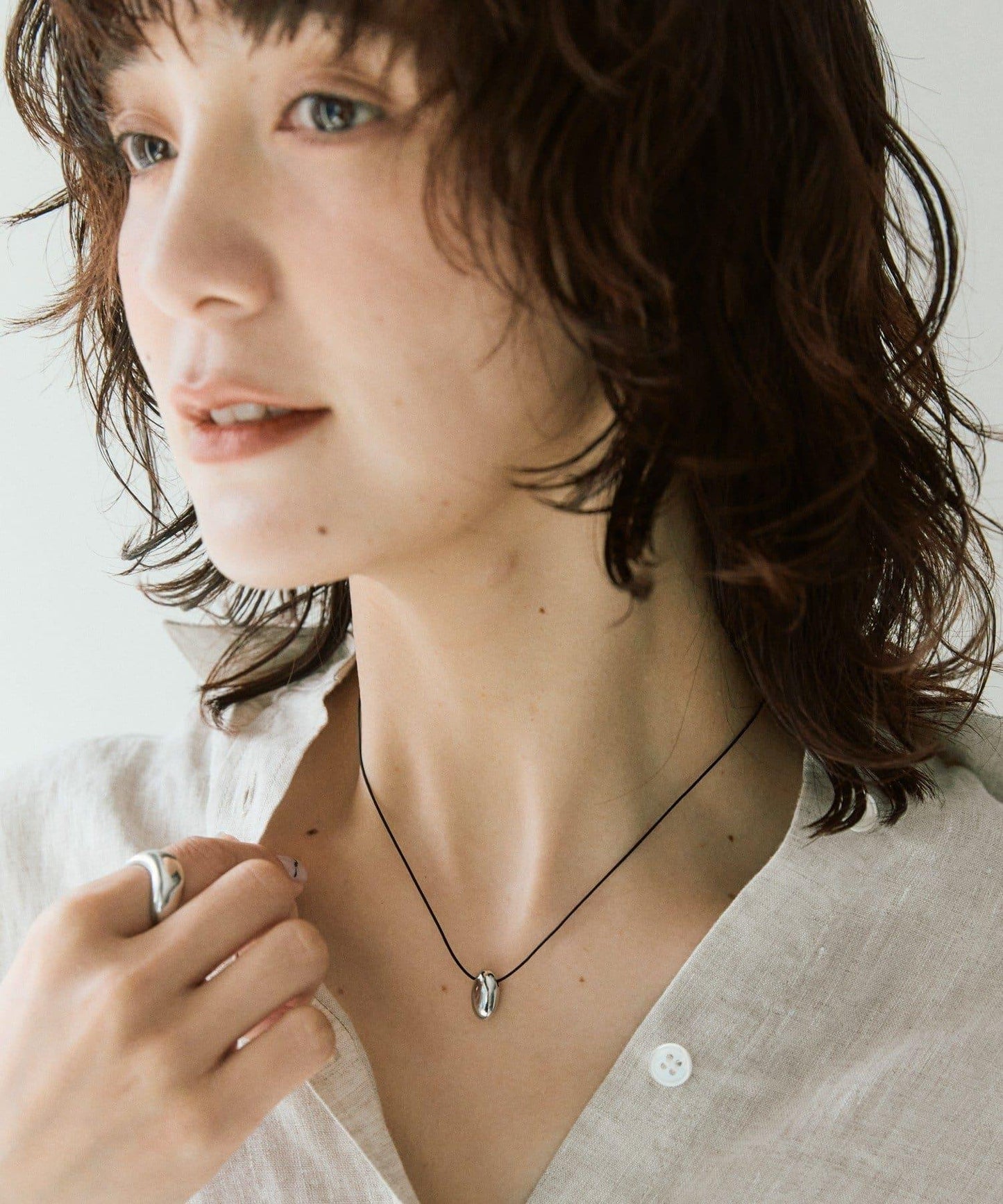 簡約風格球鏈項鍊