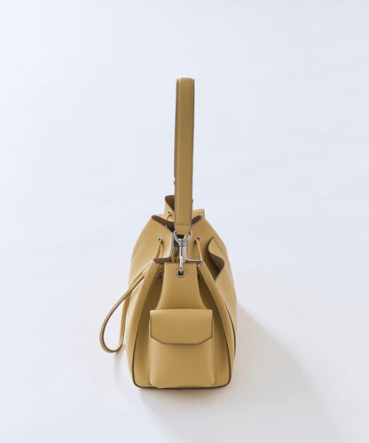 大容量 2WAY 側袋束口單肩包