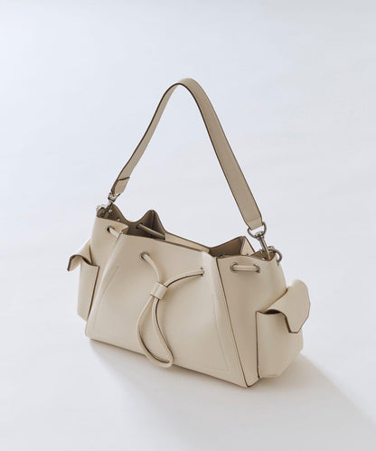 大容量 2WAY 側袋束口單肩包