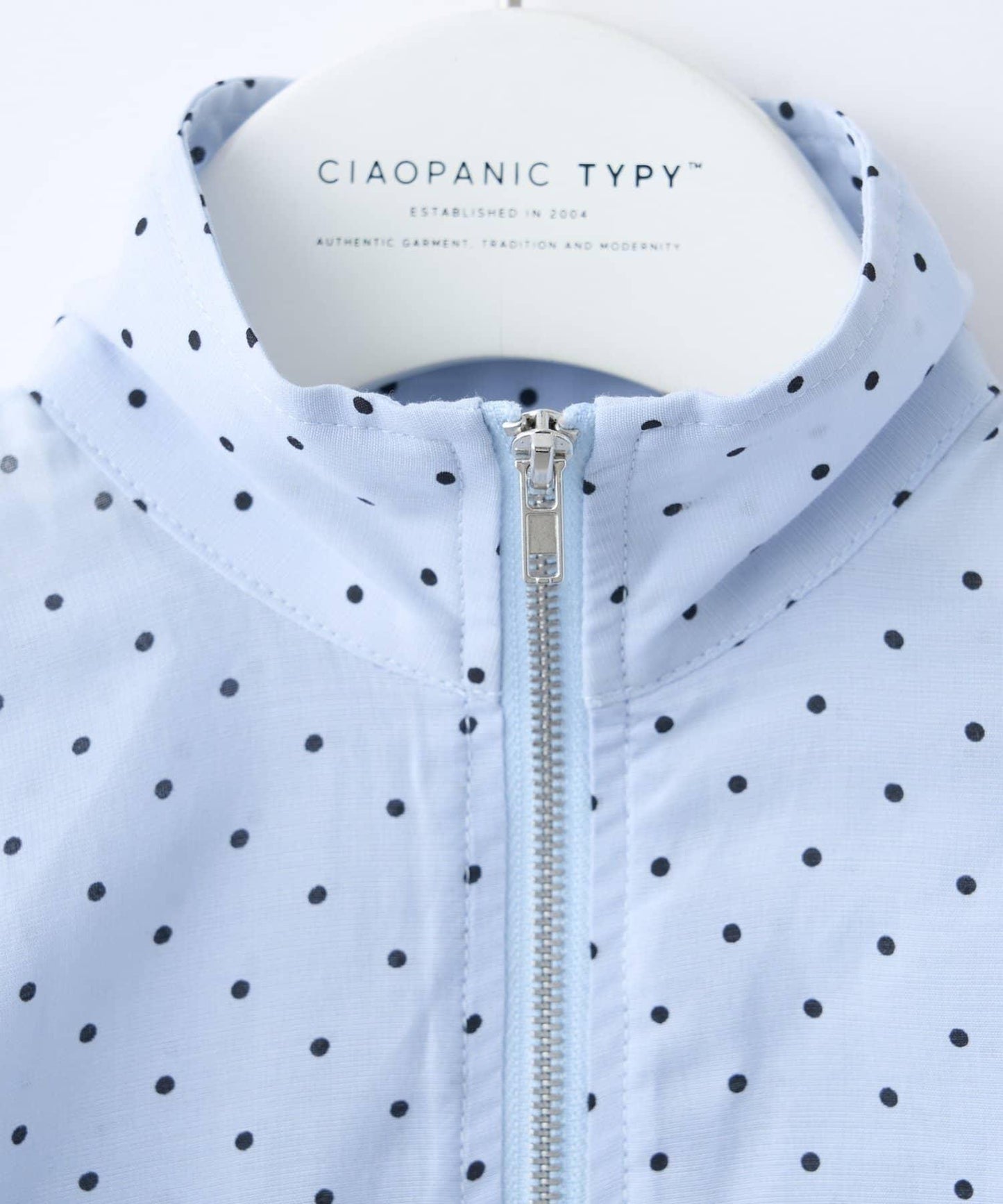 童裝 透紗波點荷葉邊 連帽外套