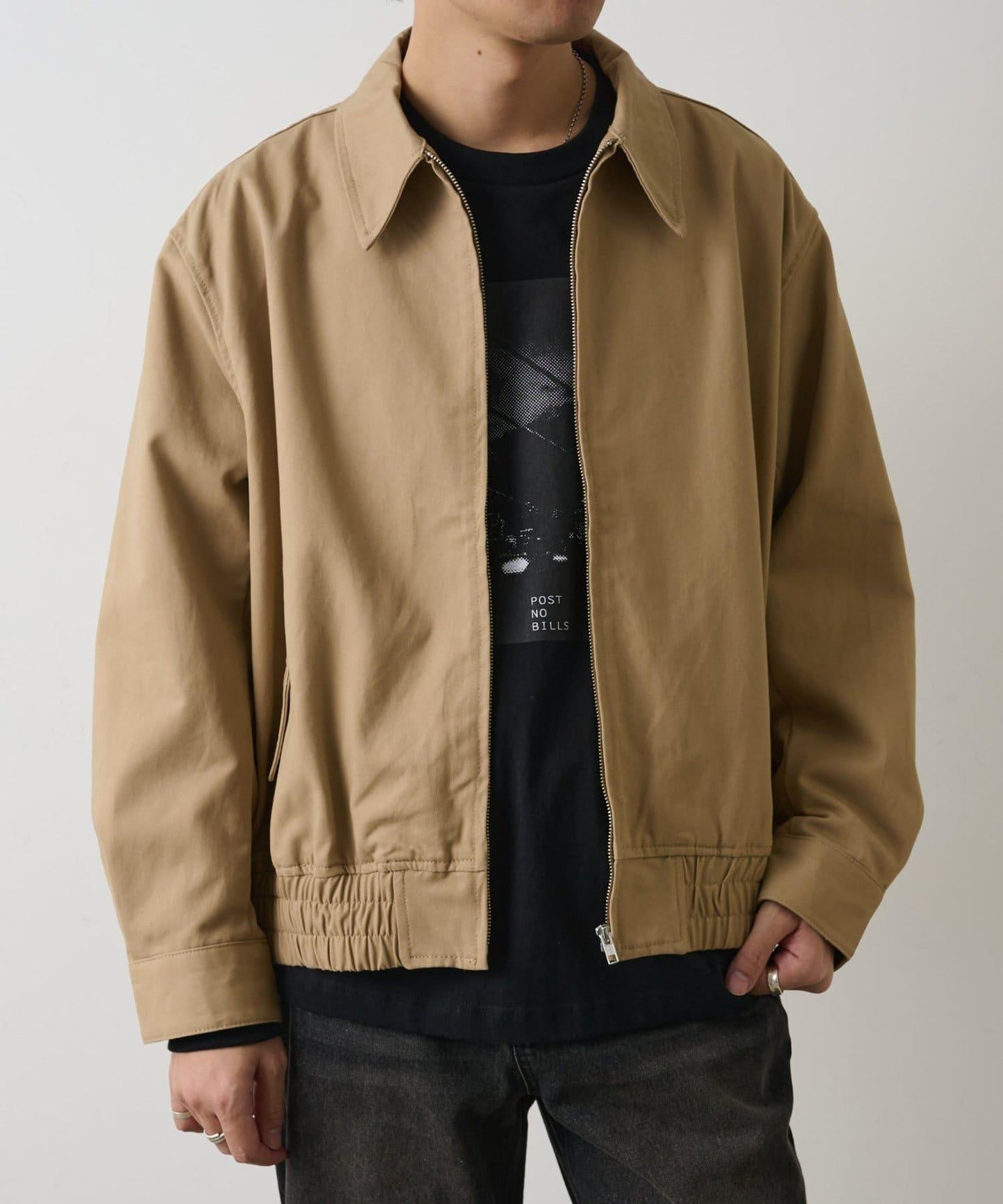 棉質斜紋工裝夾克