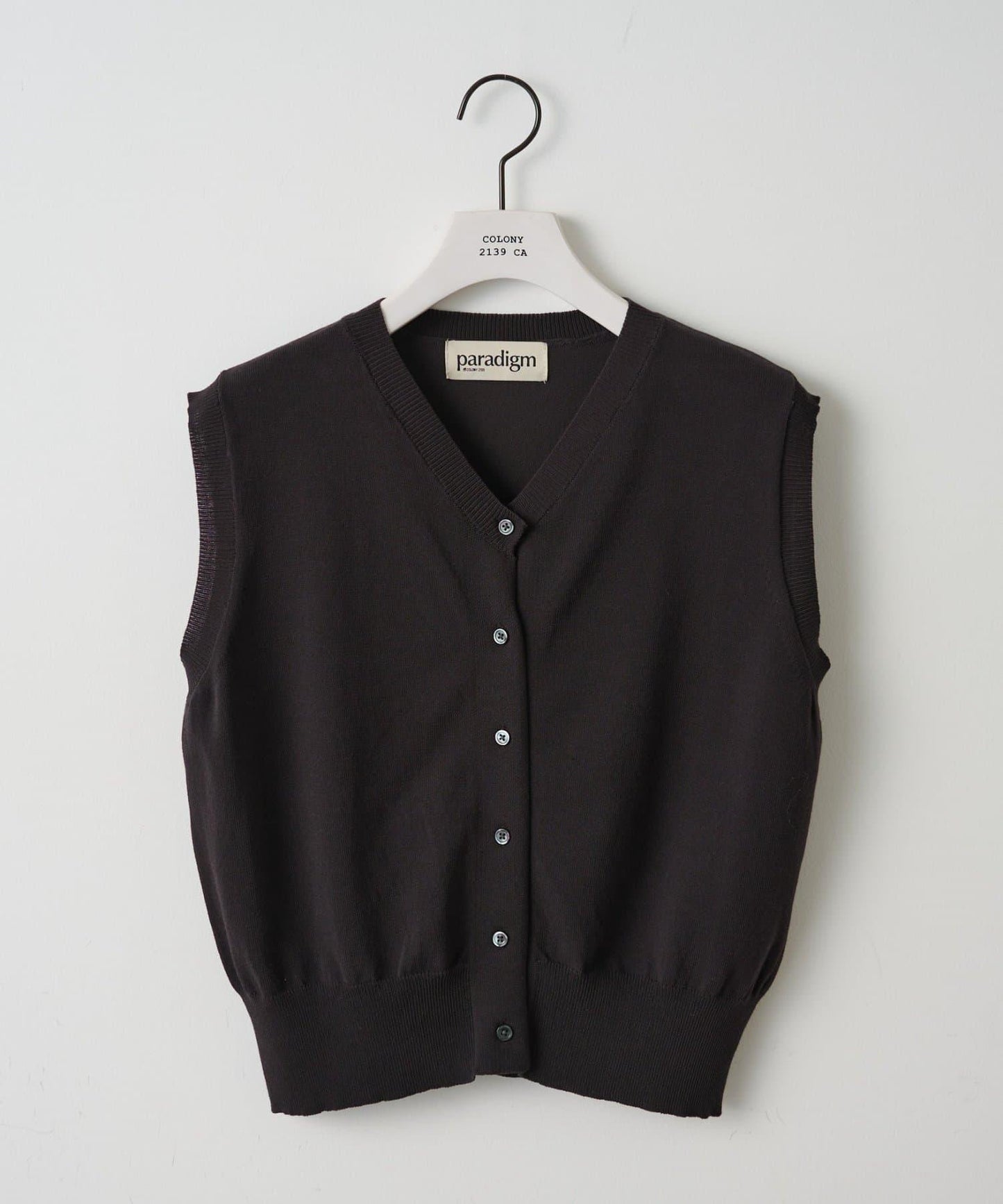 paradigm 棉莫代爾短款背心