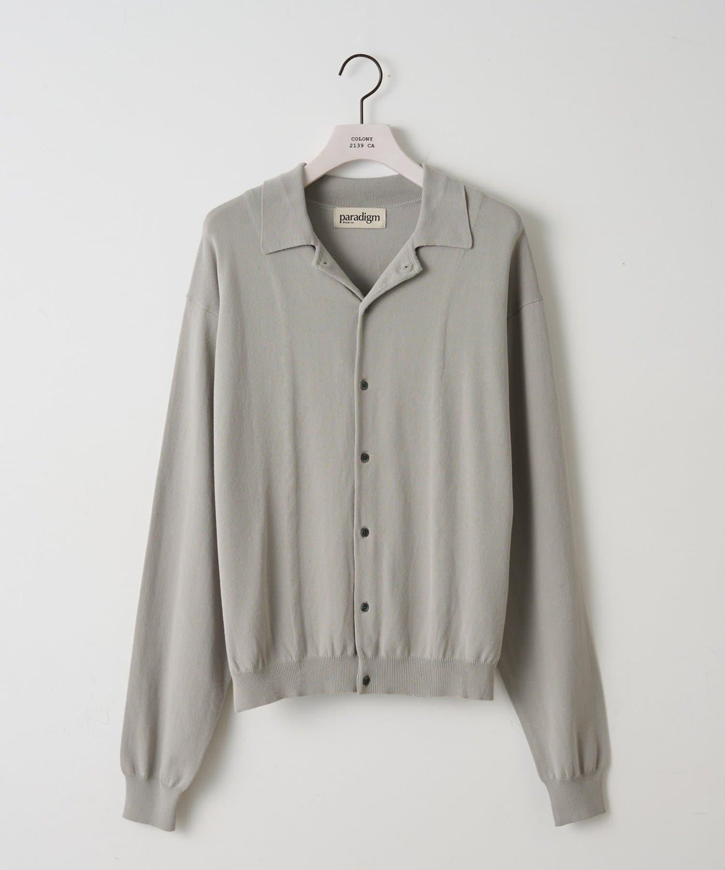 棉莫代爾開襟設計 襯衫開衫 U款