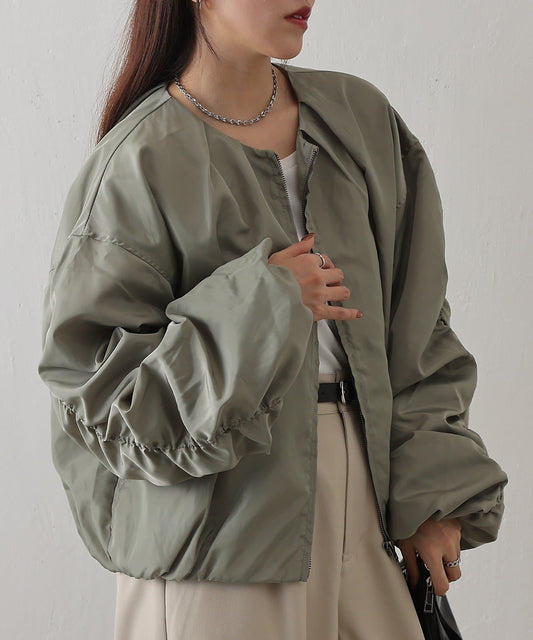 復刻款 袖褶設計 短外套