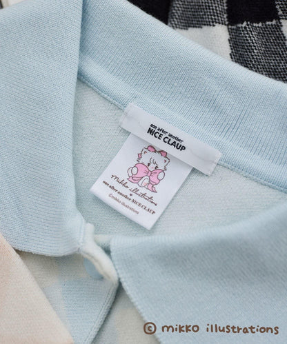 one after another mikko 聯名 刺繡Polo領套裝