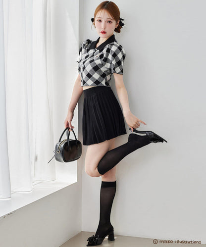 one after another mikko 聯名 刺繡Polo領套裝