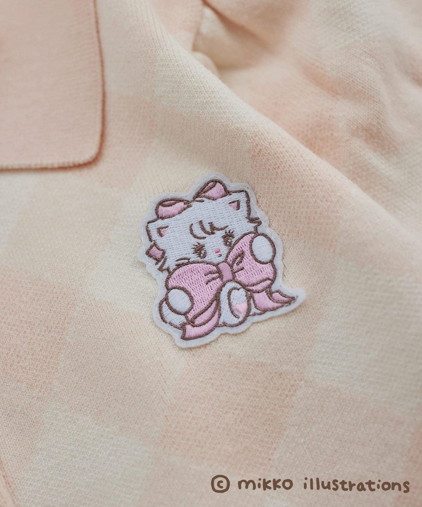 one after another mikko 聯名 刺繡Polo領套裝