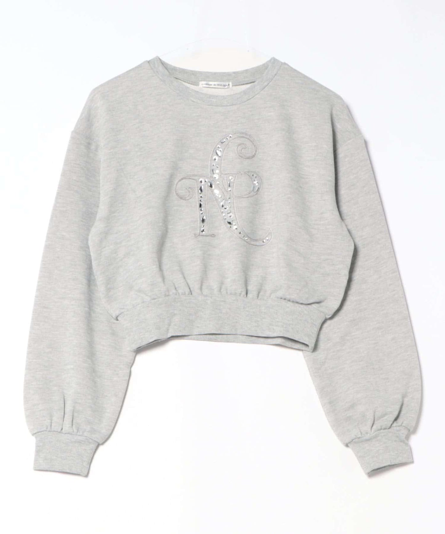 閃亮Logo拼款套頭衛衣