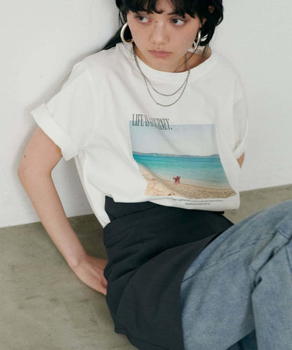 可持續企劃 Logo×PHOTO 圖案 T恤