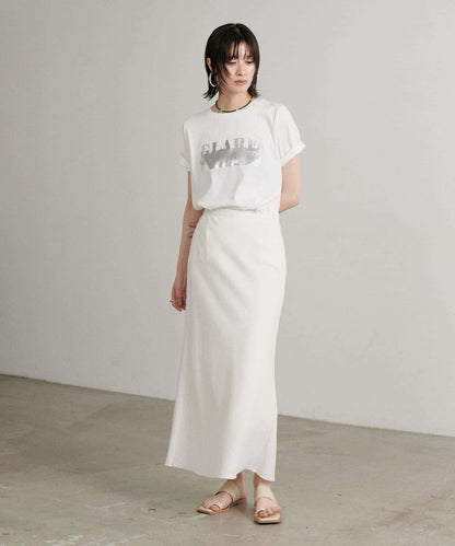 LARUTA 防汗漬 箔印Logo T恤