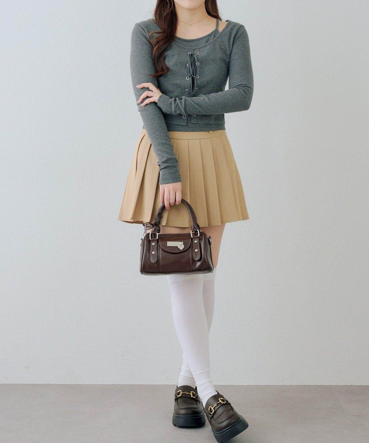 RMAF 繫帶拼接長袖T恤