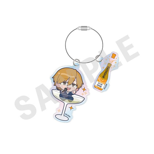 えぶりでいホスト（えぶりでいホスト） 彩虹亞克力鑰匙扣 リョーイチ 鑰匙扣 シャンパン ver.