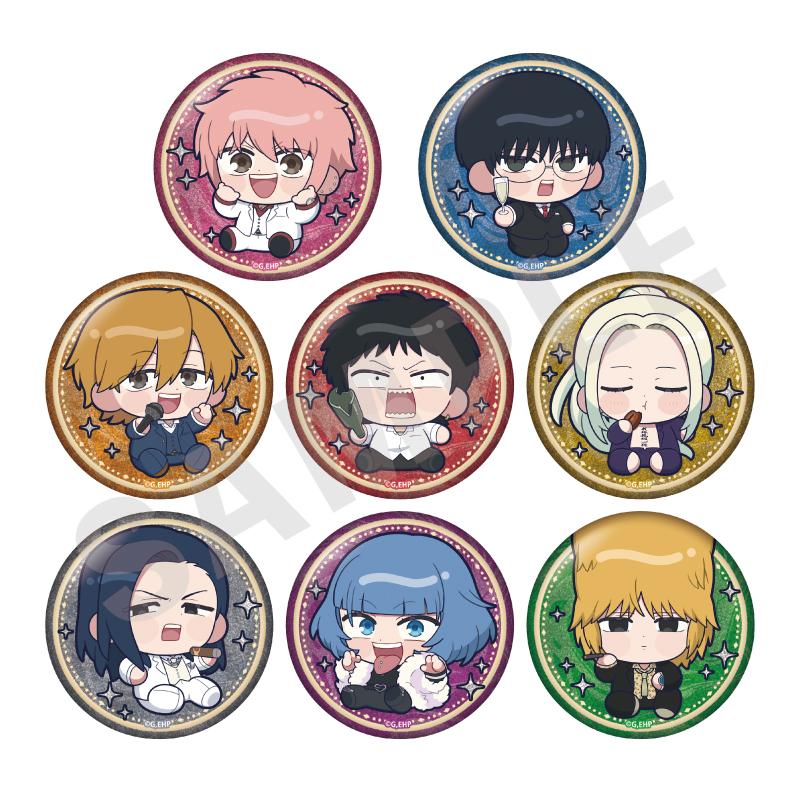 えぶりでいホスト 亮片交易缶徽章 香檳款 BOX裝8個