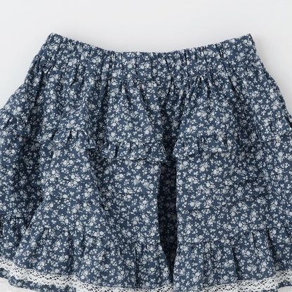 荷葉邊層疊半身裙