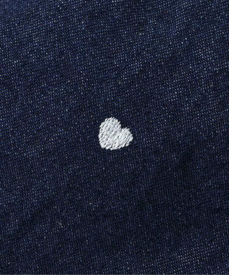 心形花朵刺繡短褲