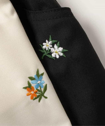 心形花朵刺繡短褲