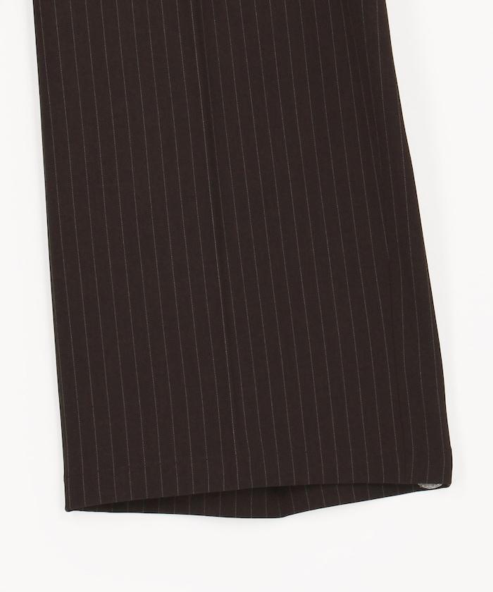 寬直筒版型 單褶 西裝褲